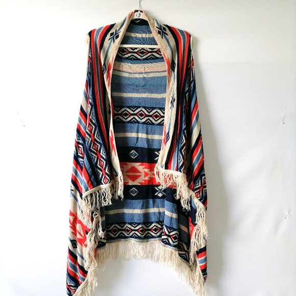 Copper Key Multicolor Patterned Cardigan - Picture 1 of 6